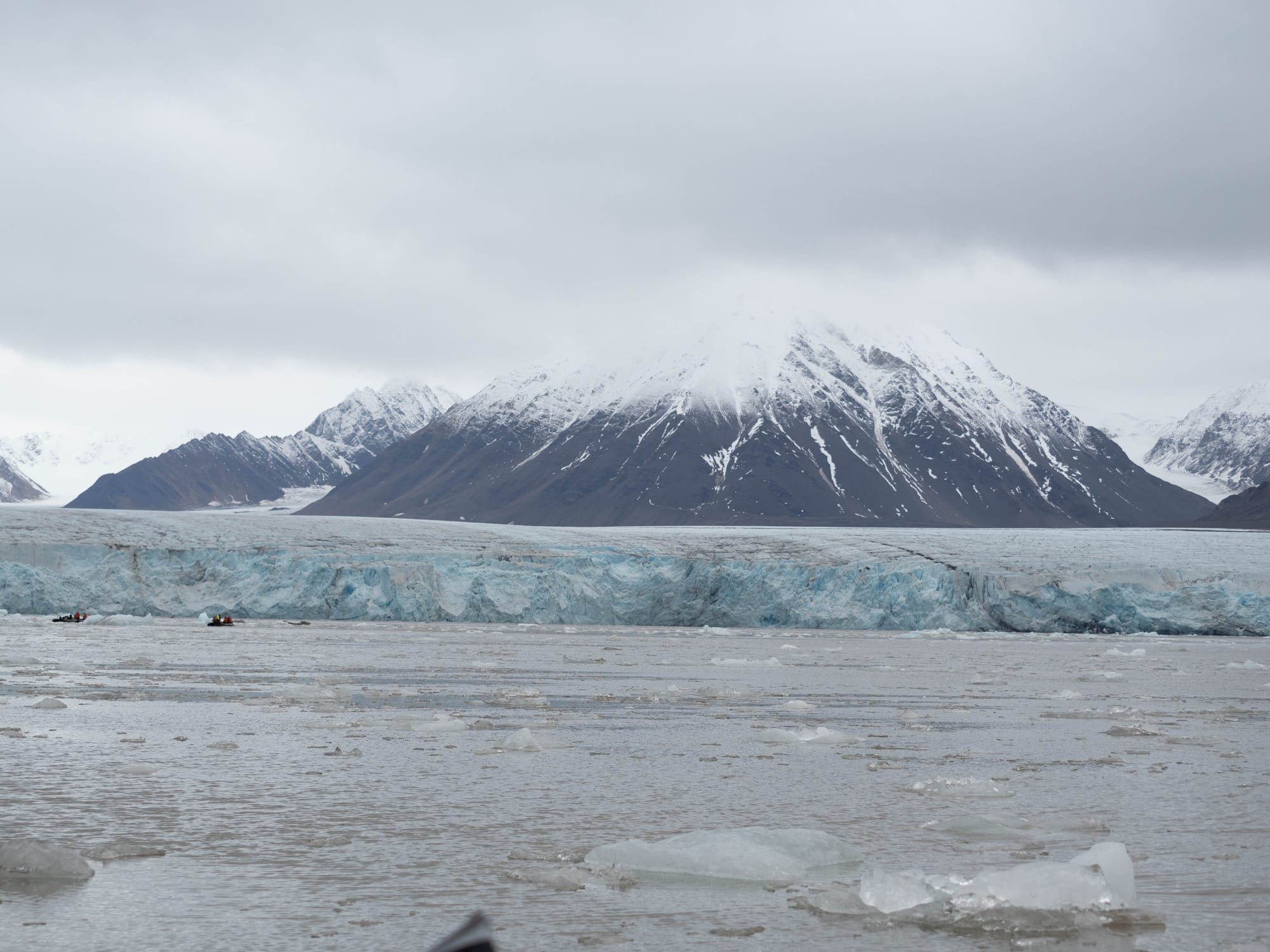 Gletscher, Rentiere und Robben